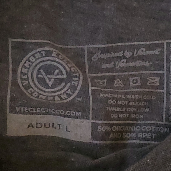 Vermont Eclectic Company Sudsy Summit Gray T-Shirt Size Large IPA - Picture 3 of 3